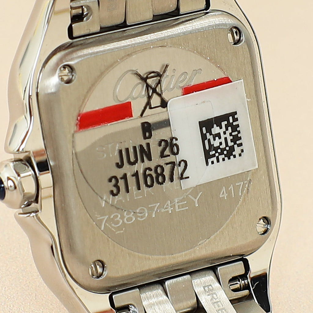 Cartier Stainless Steel Panthere De Cartier Small Model Quartz Watch
