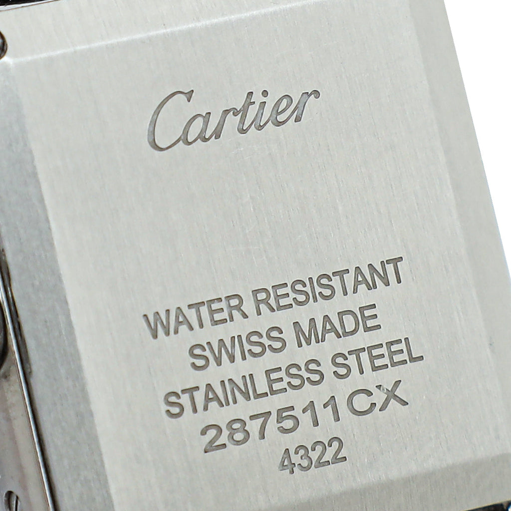 Cartier Stainless Steel Tank Must De Cartier Quartz Small Model Watch