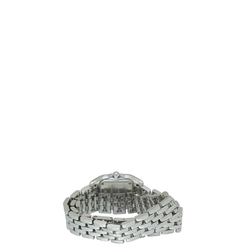 Cartier 18K White Gold Diamond Panthere De Cartier Small Model Quartz Watch