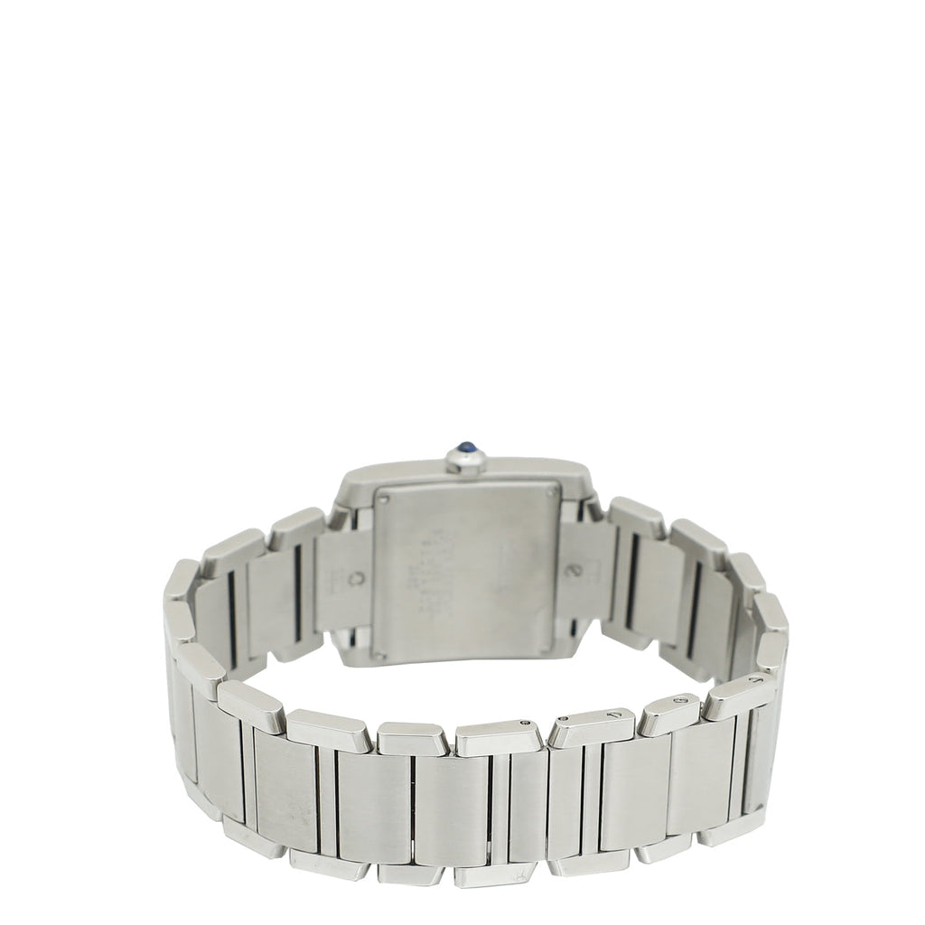 Cartier Stainless Steel Tank Francaise Small Model Quartz 25 mm Watch
