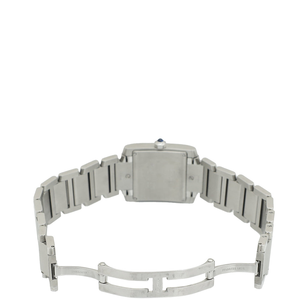 Cartier Stainless Steel Tank Francaise Small Model Quartz 25 mm Watch