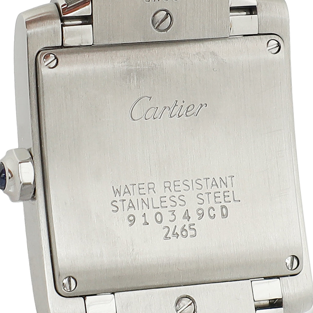 Cartier Stainless Steel Tank Francaise Small Model Quartz 25 mm Watch