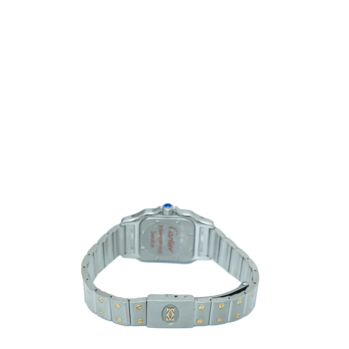 Cartier Steel Gold Santos de Cartier Galbee Watch