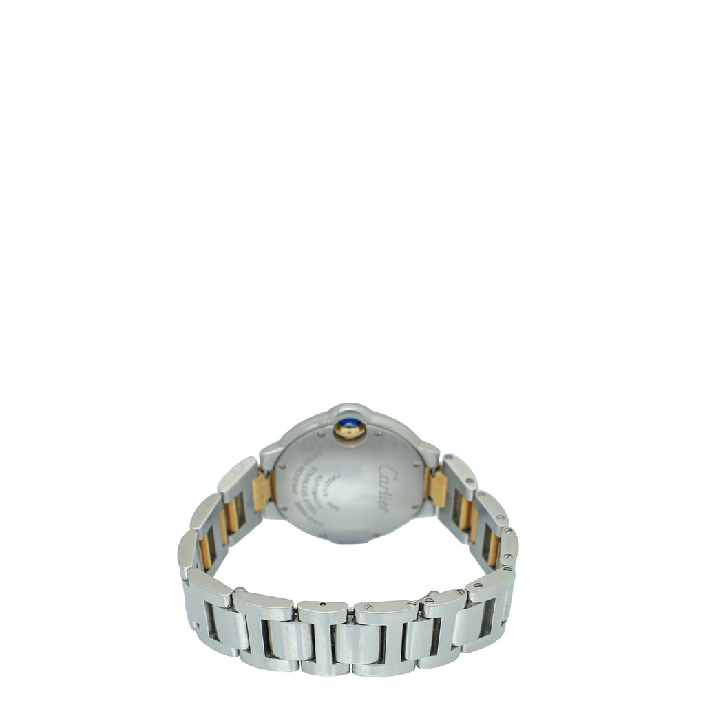 Cartier Steel Yellow Gold Ballon Bleu de Cartier Automatic 33mm Watch