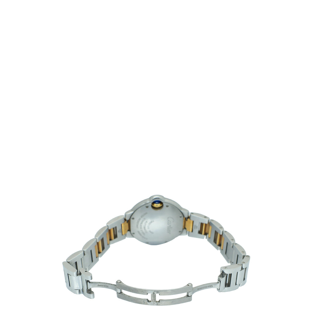 Cartier Steel Yellow Gold Ballon Bleu de Cartier Automatic 33mm Watch