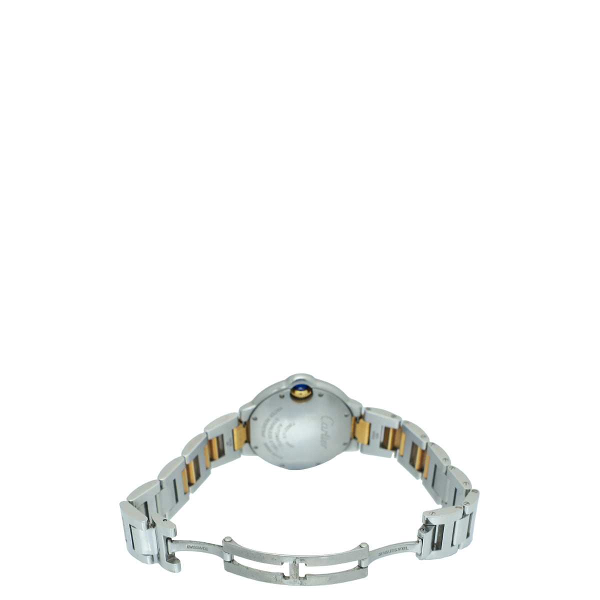 Cartier Steel Yellow Gold Ballon Bleu de Cartier Automatic 33mm Watch