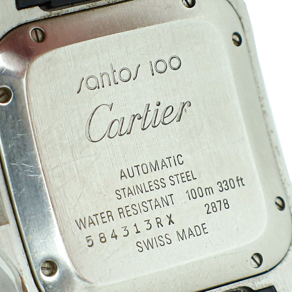 Cartier ST.ST Yellow Gold Santos 100 Automatic 38mm Watch