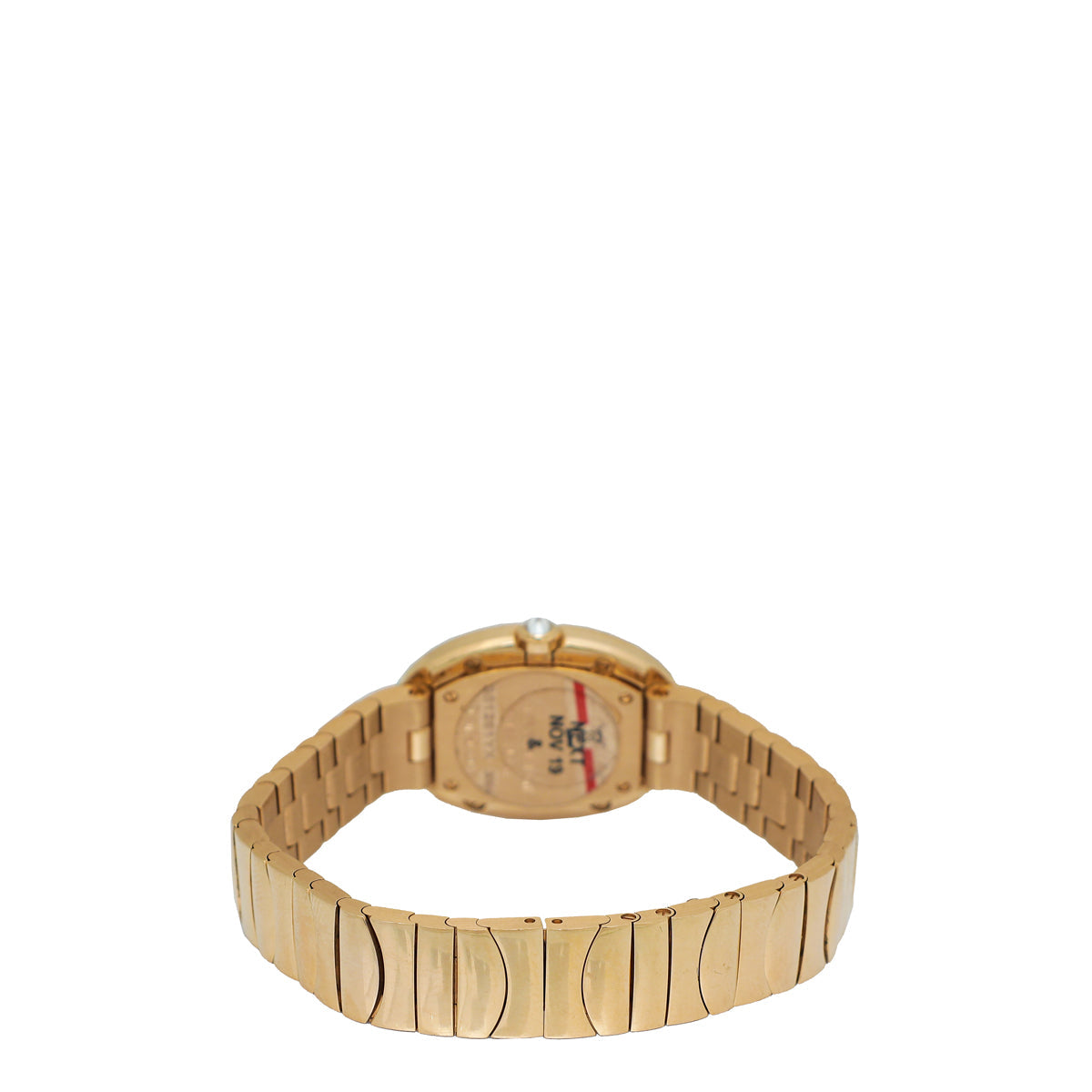 Cartier 18K Rose Gold Diamond Baignoire Small Model Watch