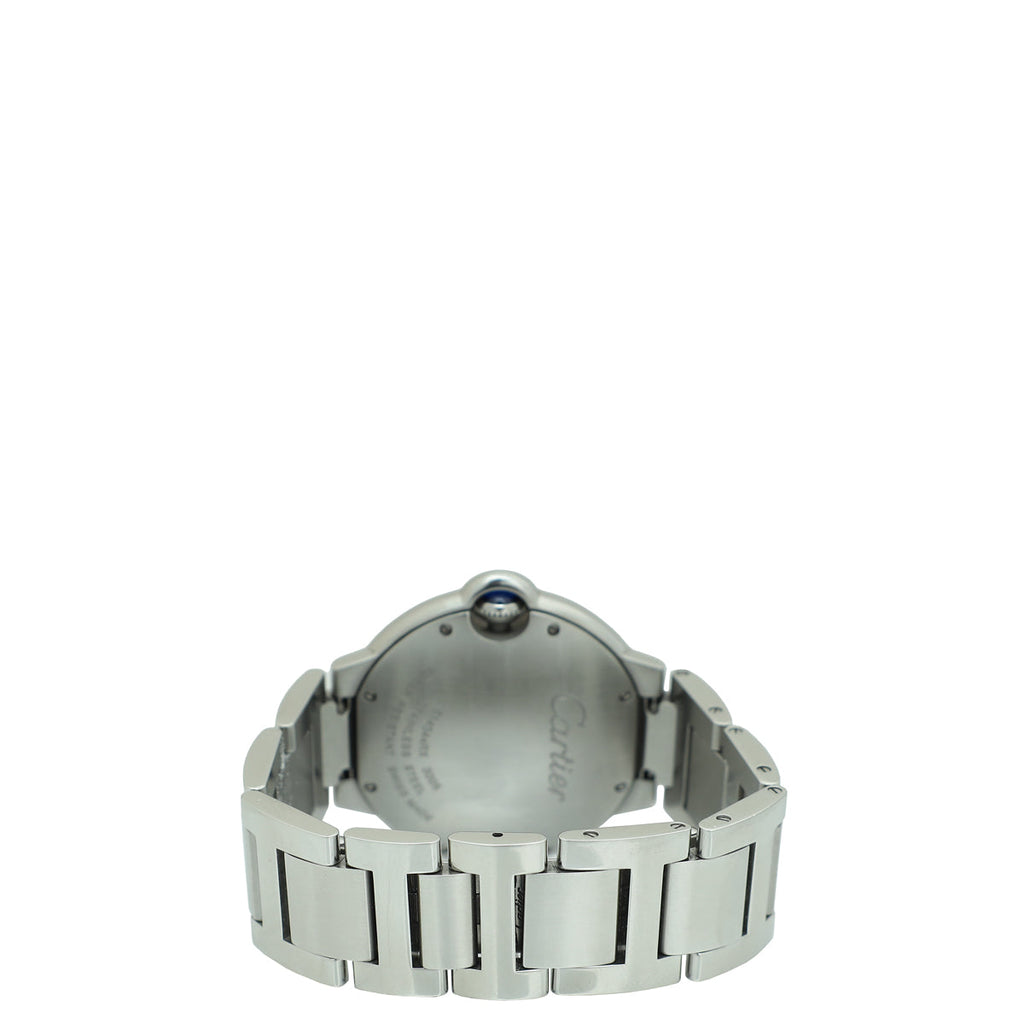 Cartier Stainless Steel Ballon Bleu Acier MM 36mm Quartz Movement Watch