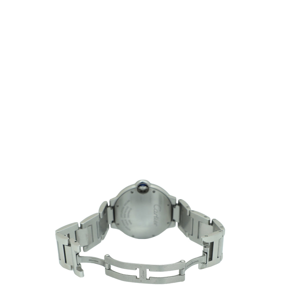 Cartier Stainless Steel Ballon Bleu Acier MM 36mm Quartz Movement Watch