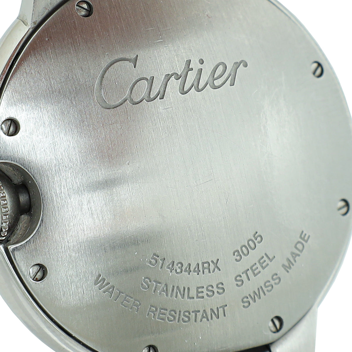 Cartier Stainless Steel Ballon Bleu Acier MM 36mm Quartz Movement Watch