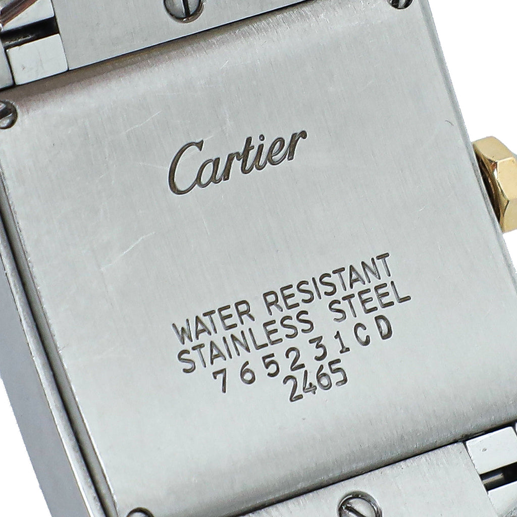 Cartier Yellow Gold ST.ST Tank Francaise Small Quartz Watch
