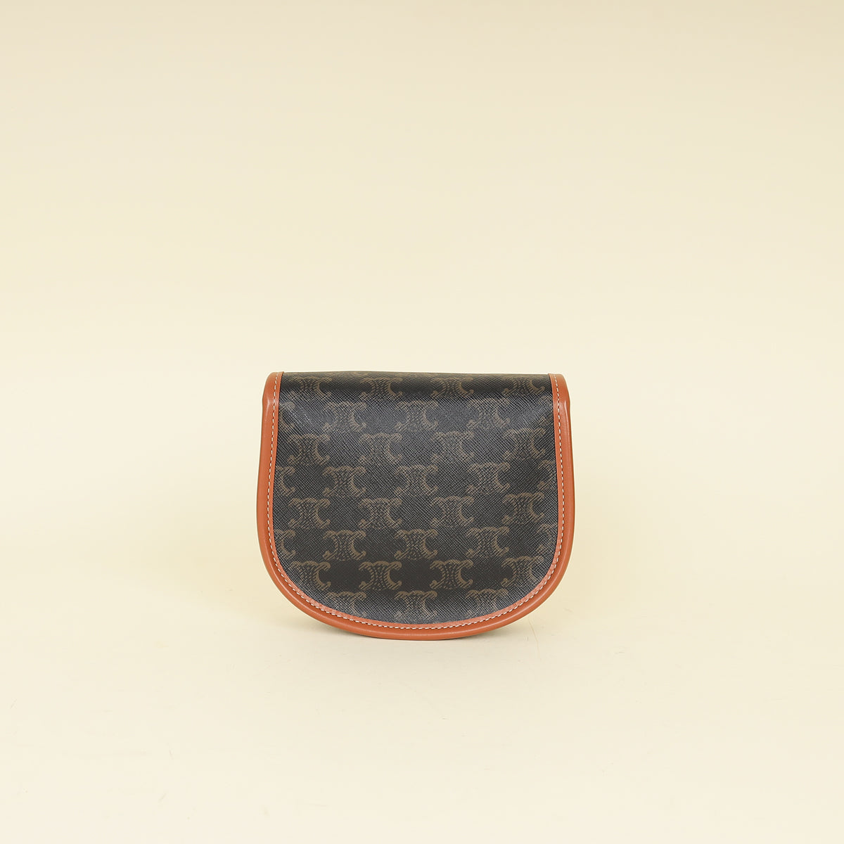 Celine Brown Triomphe Mini Besace Bag