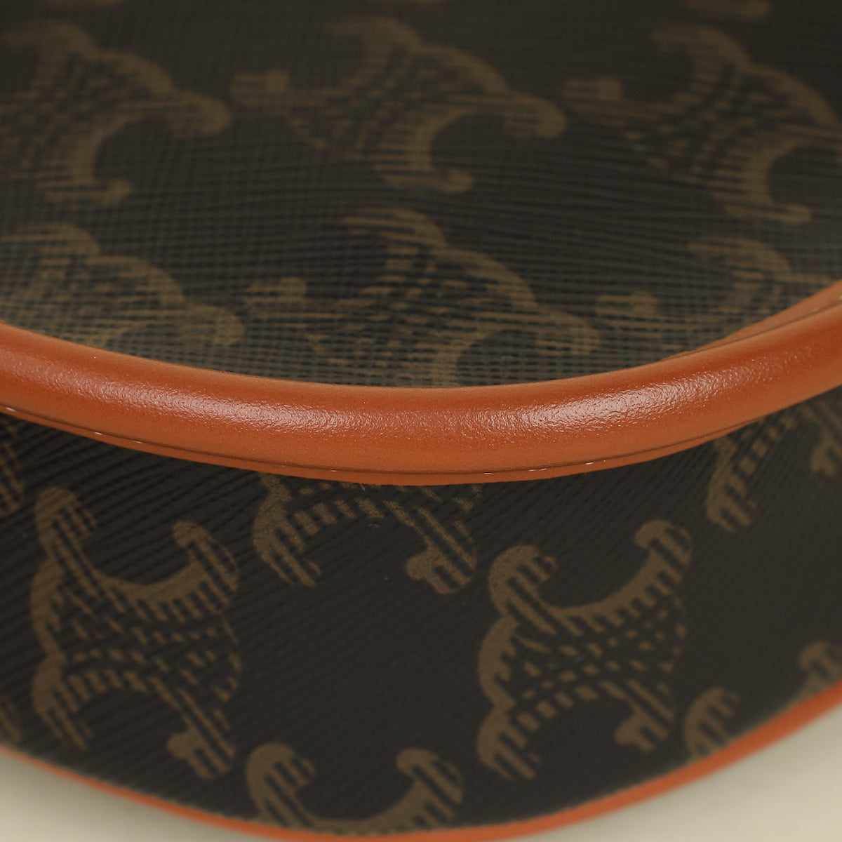 Celine Brown Triomphe Mini Besace Bag