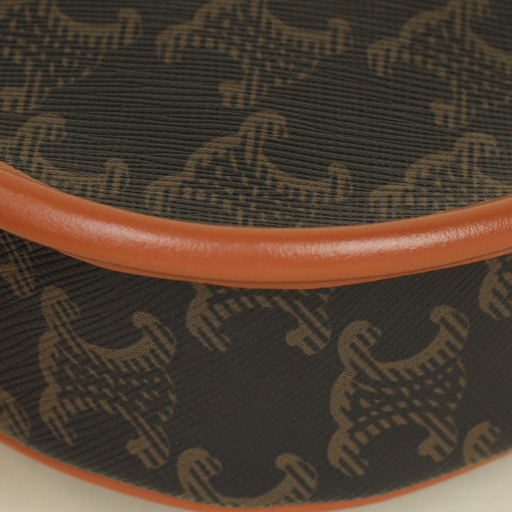Celine Brown Triomphe Mini Besace Bag