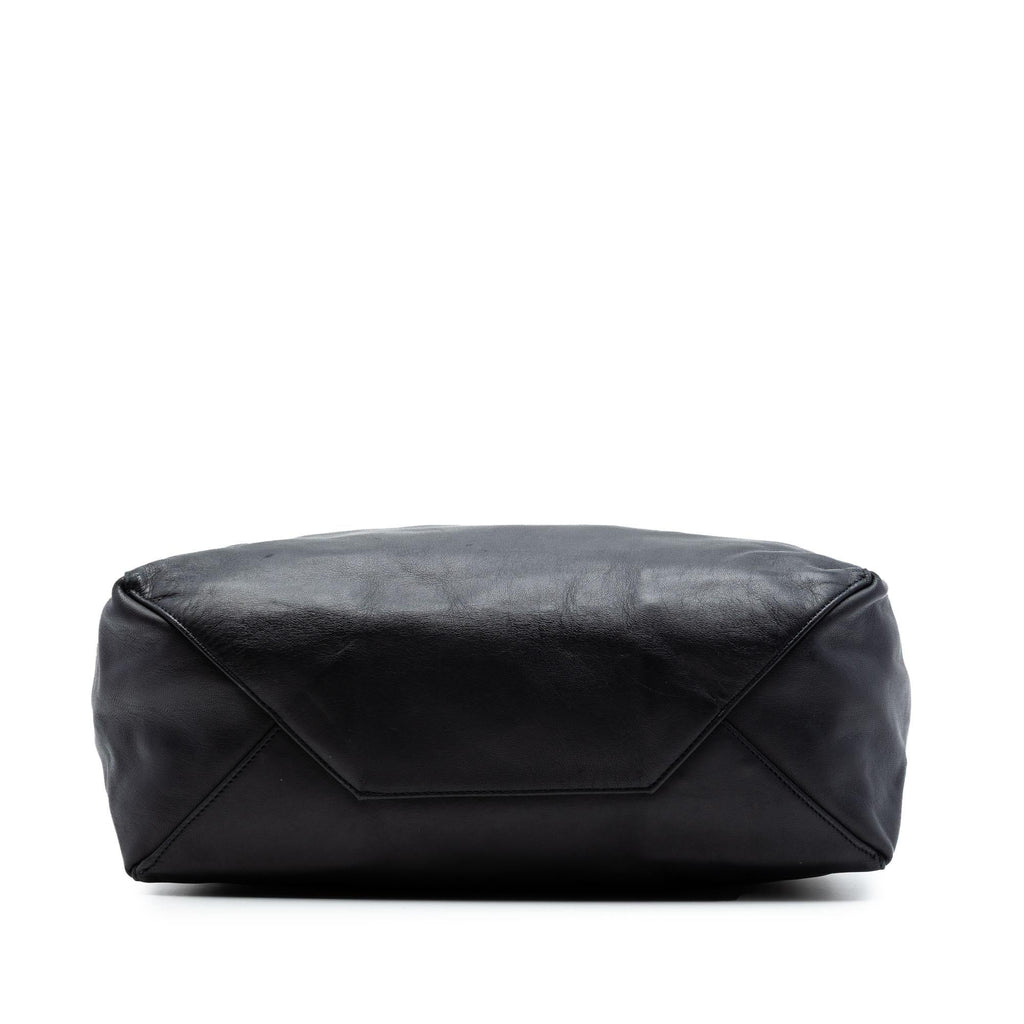 Celine Bicolor Leather Vertical Cabas Tote