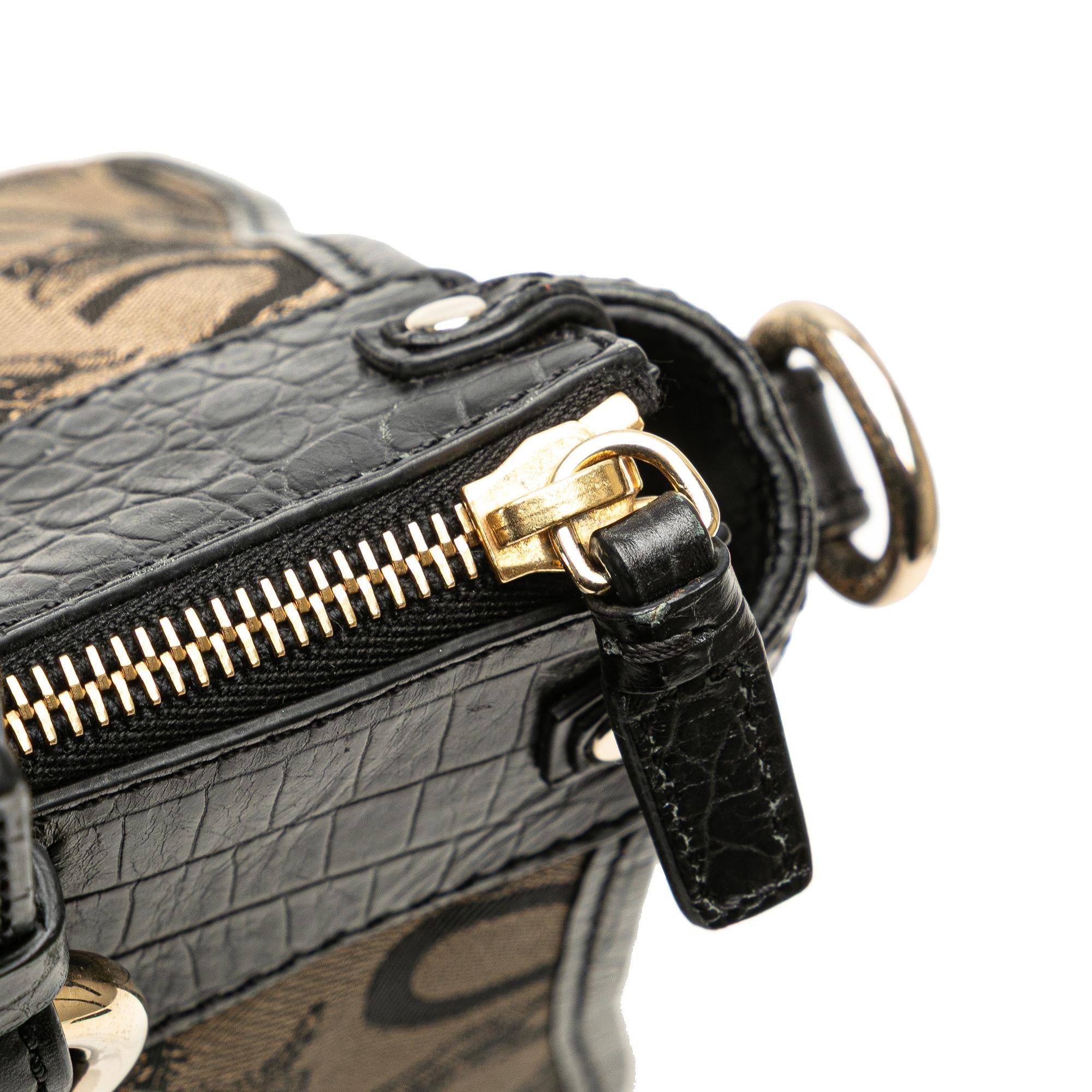 Celine C Carriage Canvas Satchel