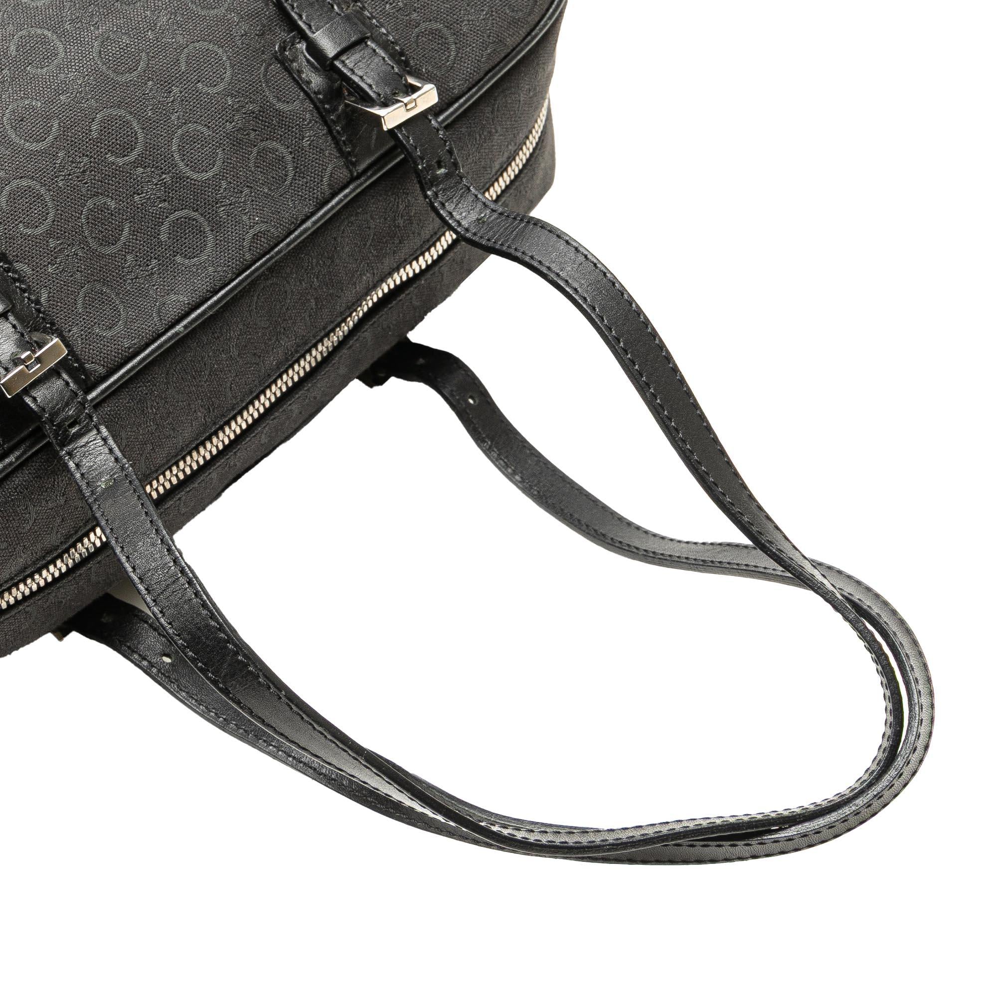 Celine C Macadam Canvas Handbag