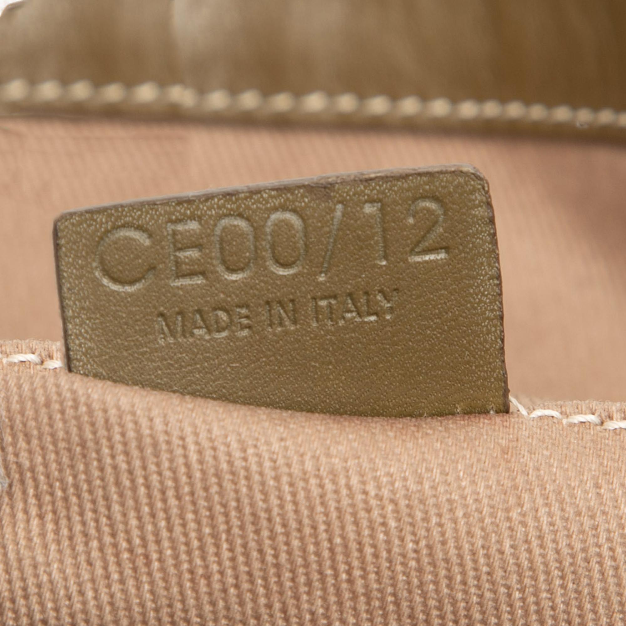 Celine C Macadam Canvas Handbag