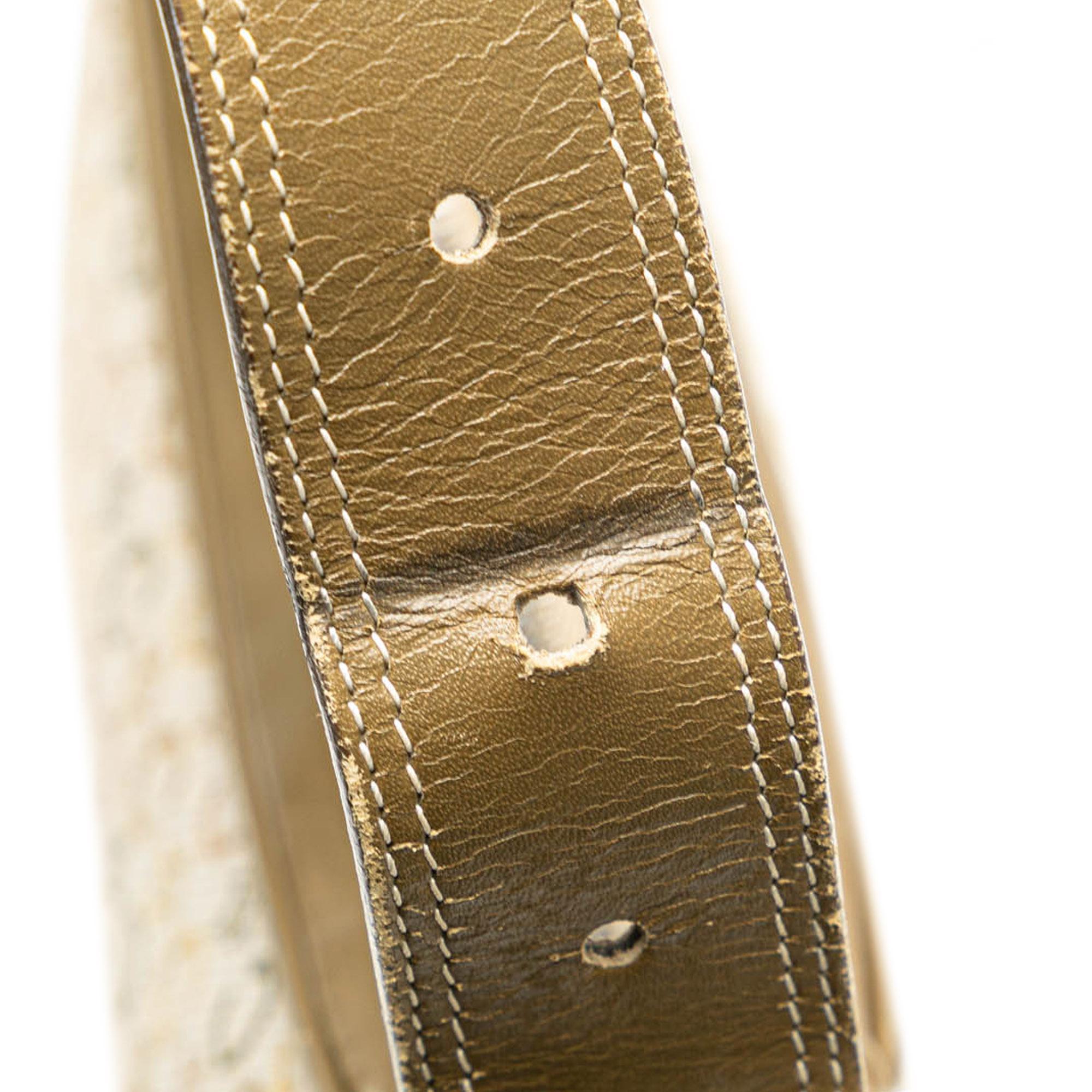 Celine C Macadam Canvas Shoulder Bag