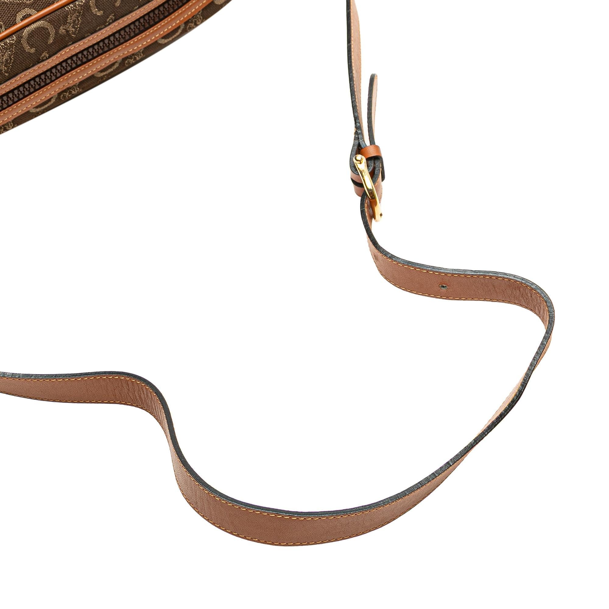 Celine C Macadam Canvas Shoulder Bag