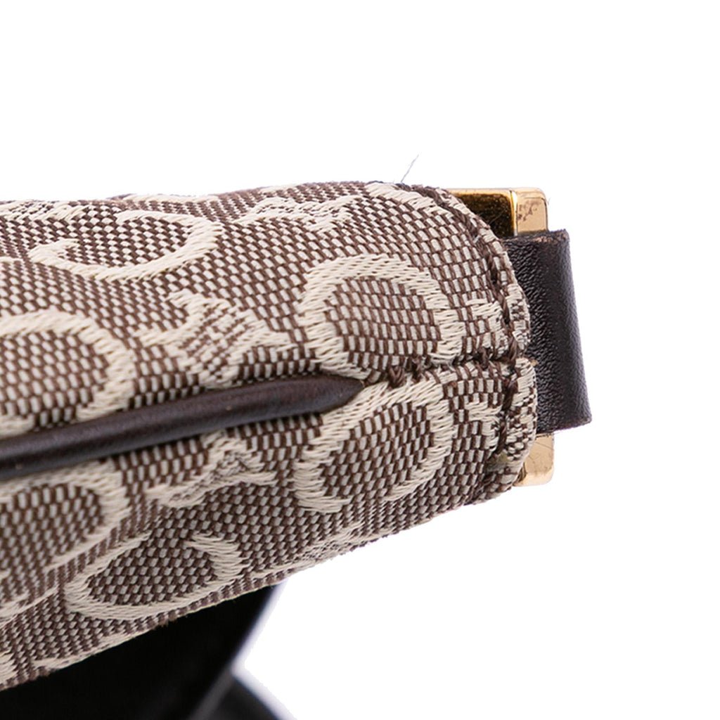 Celine C Macadam Canvas Shoulder Bag
