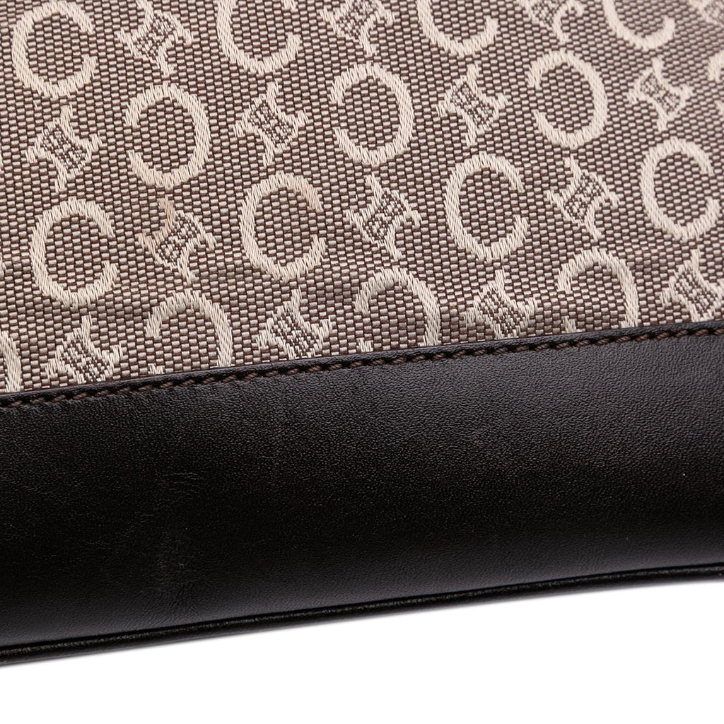 Celine C Macadam Canvas Shoulder Bag
