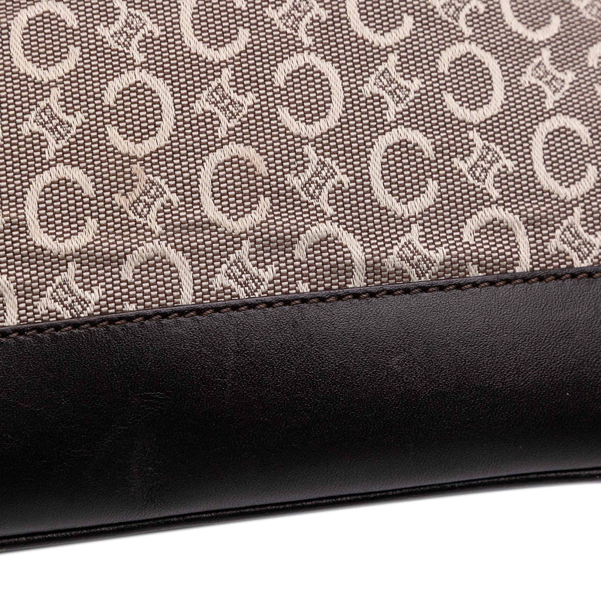 Celine C Macadam Canvas Shoulder Bag