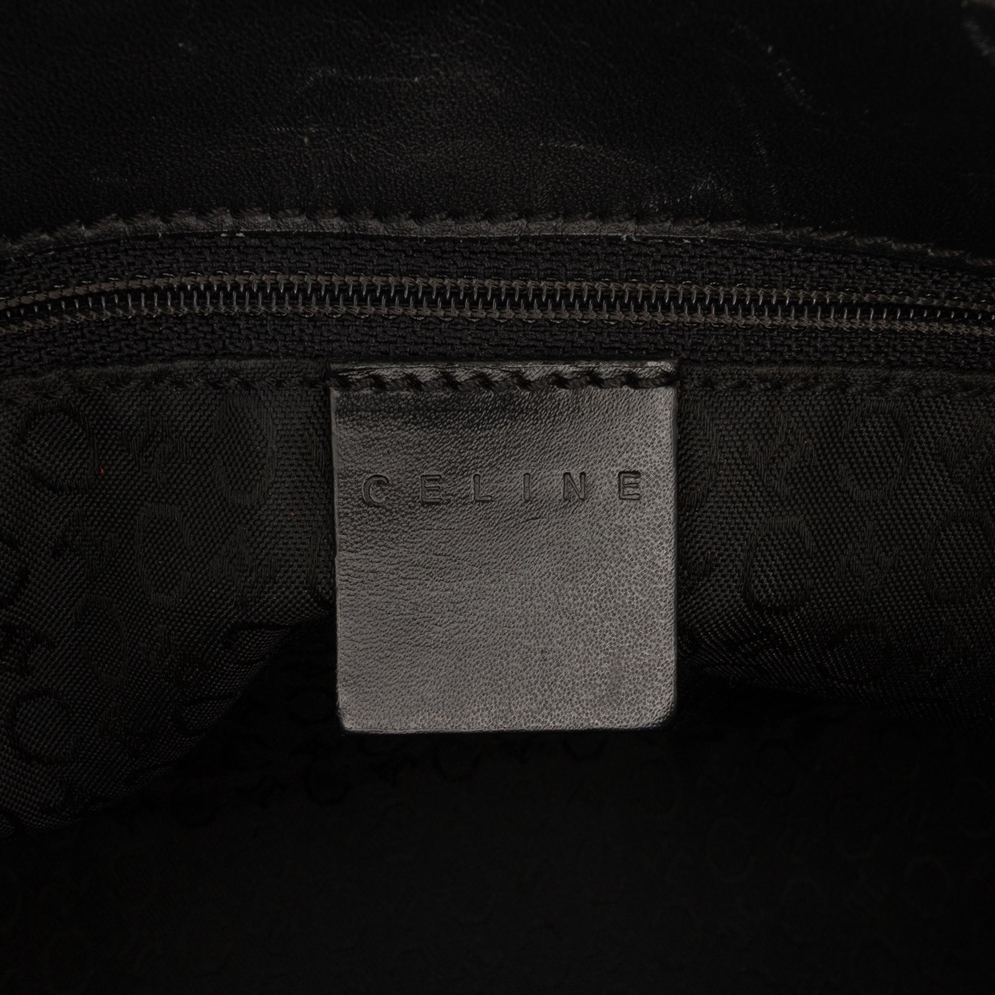 Celine C Macadam Canvas Shoulder Bag