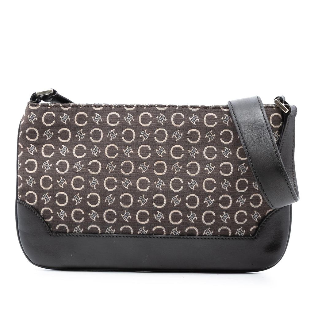 Celine C Macadam Canvas Shoulder Bag