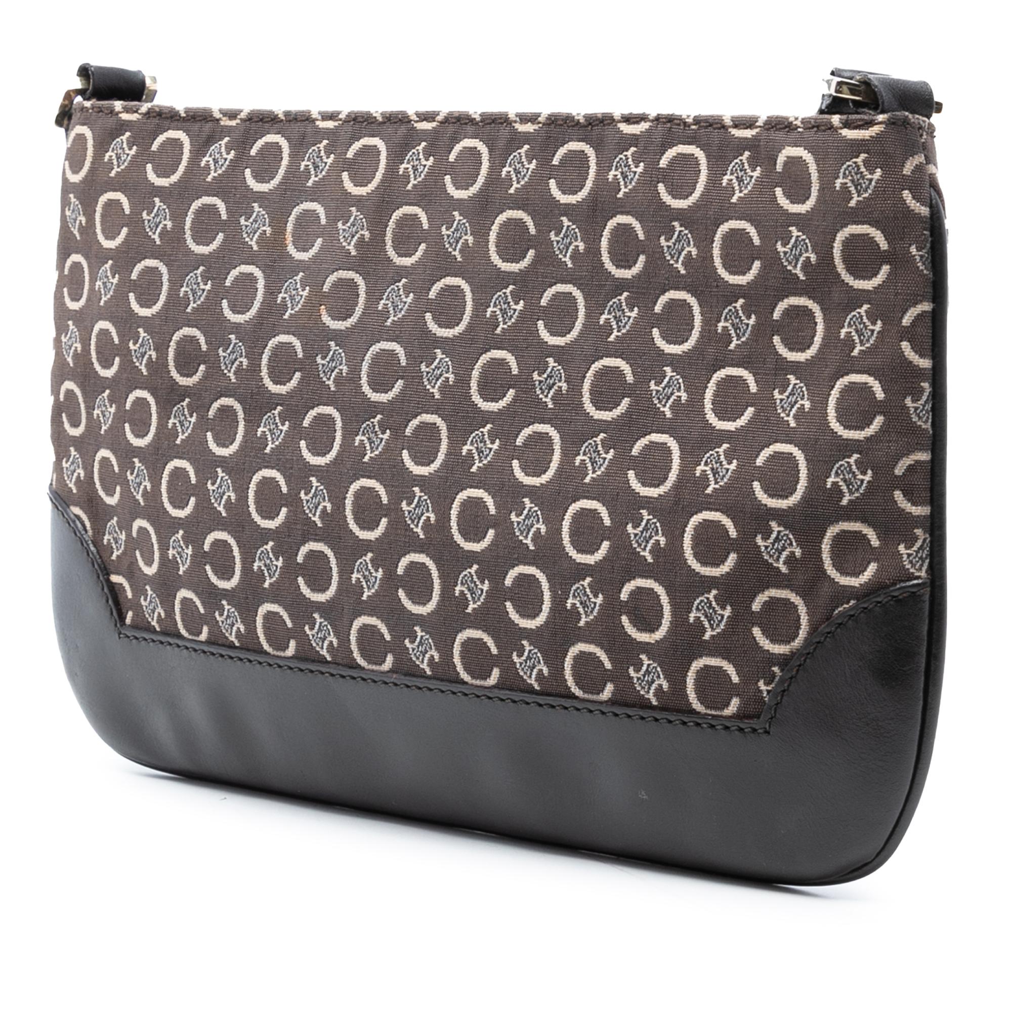 Celine C Macadam Canvas Shoulder Bag
