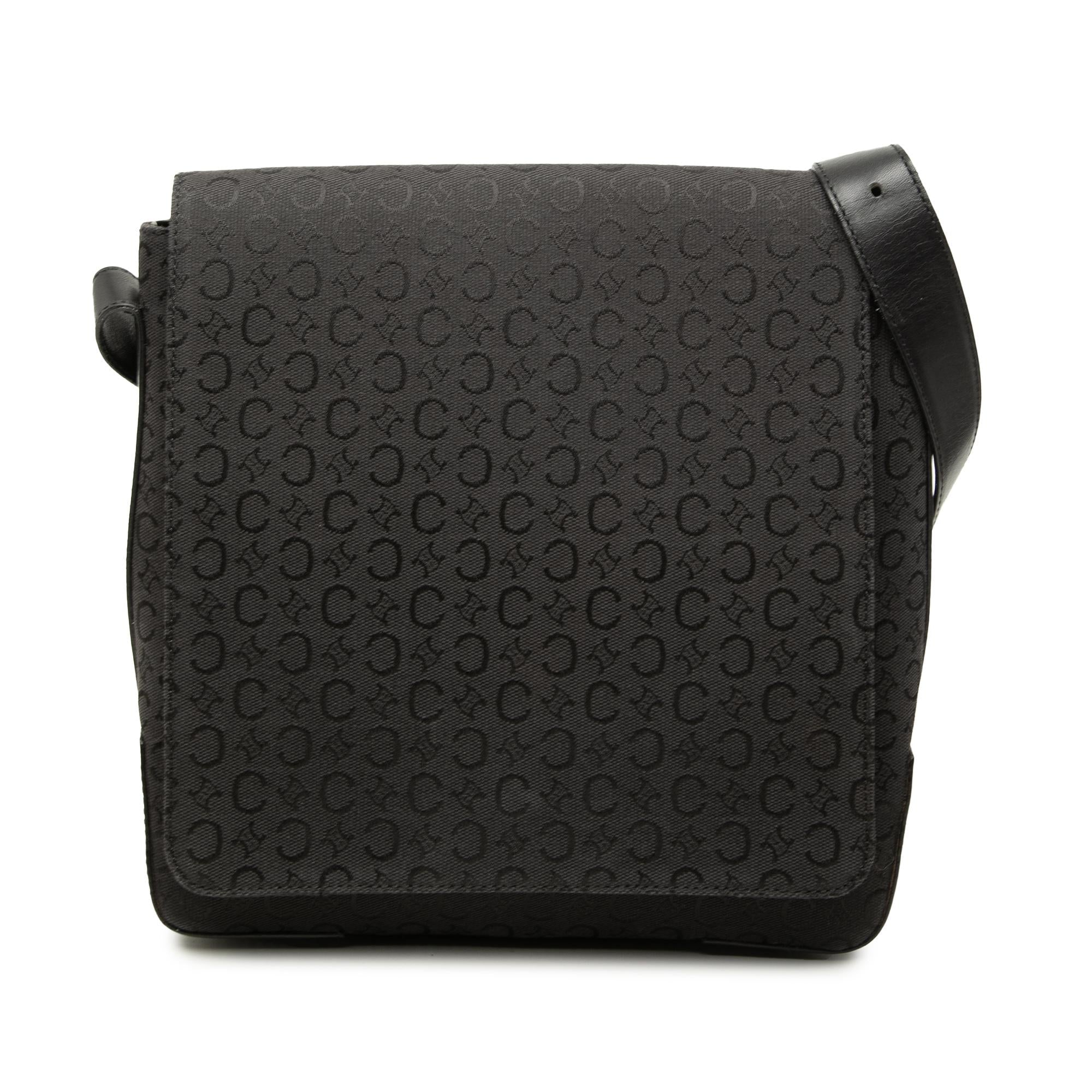 Celine C Macadam Canvas Shoulder Bag