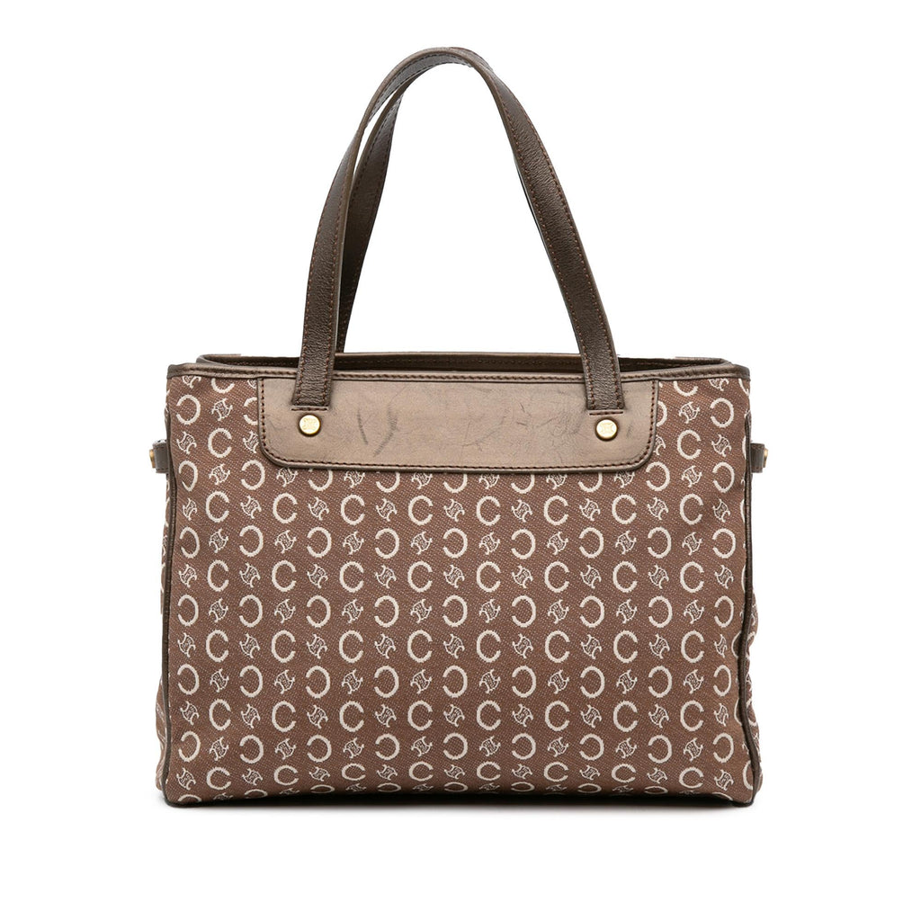 Celine C Macadam Canvas Tote