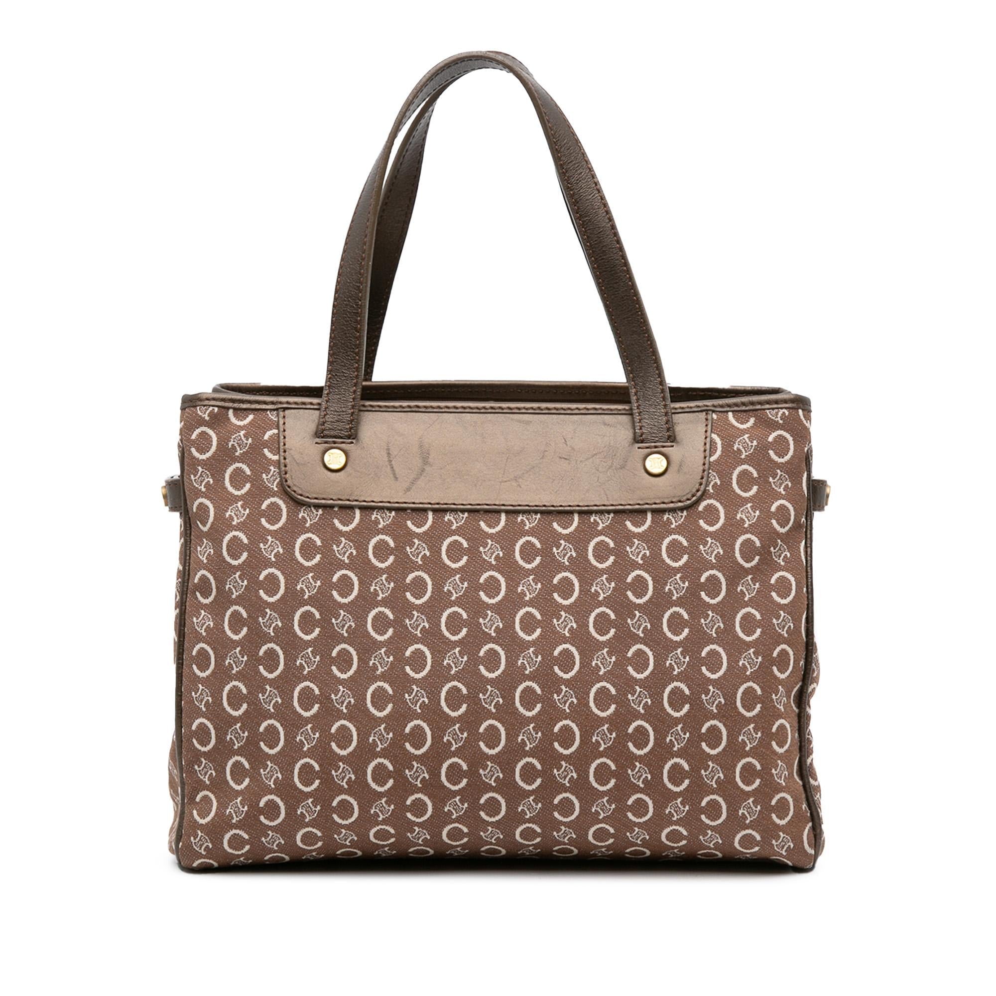 Celine C Macadam Canvas Tote