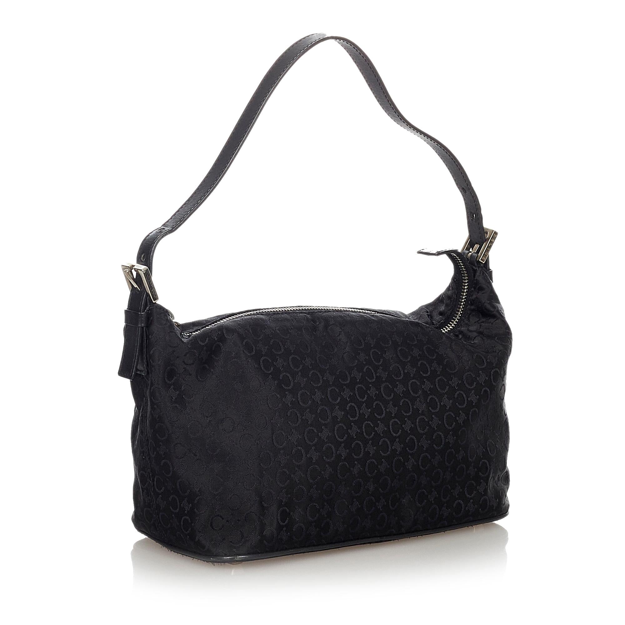Celine C Macadam Nylon Shoulder Bag (SHG-23891)