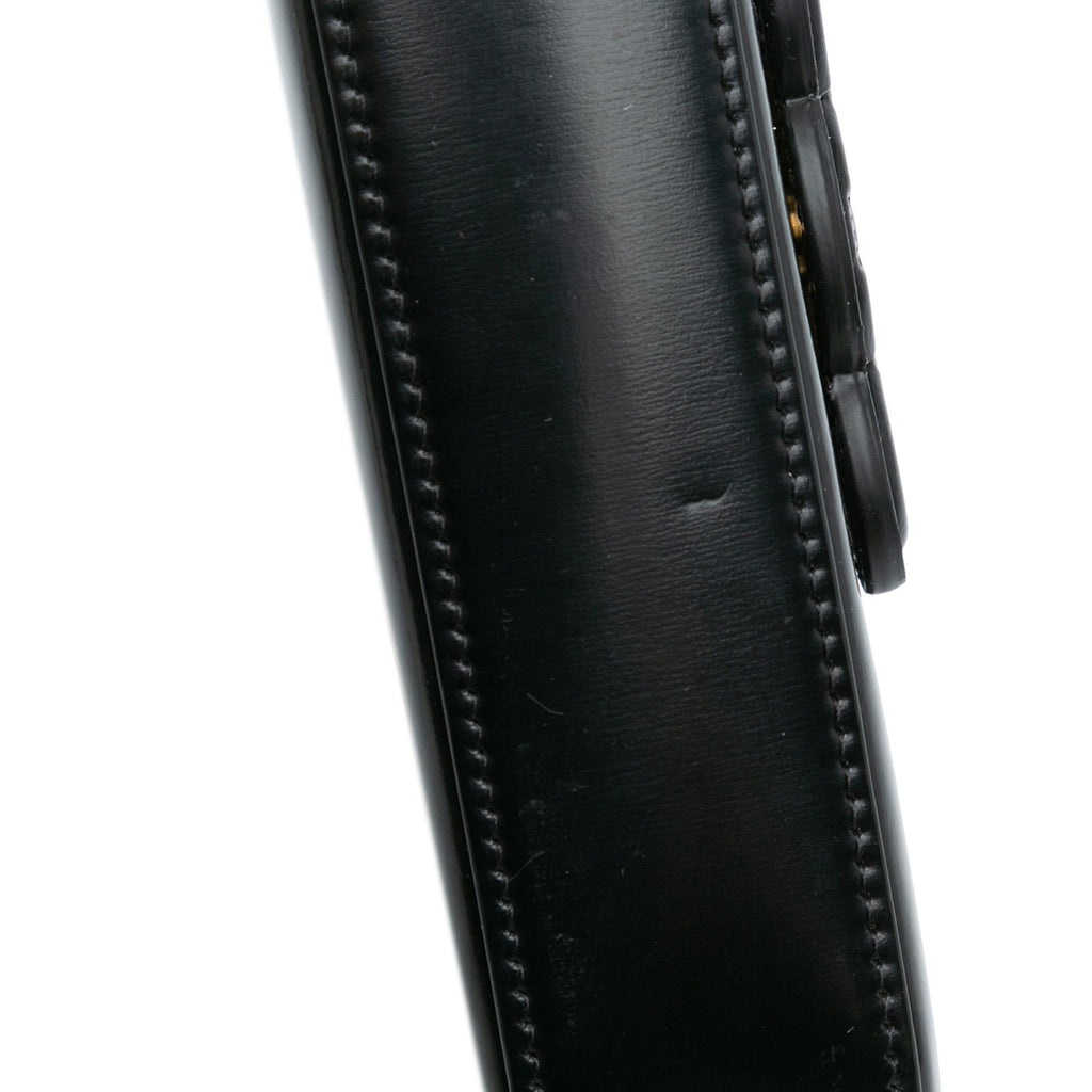 Celine Calfskin Cuir Triomphe Chain Shoulder Bag (SHG-7mujIg)