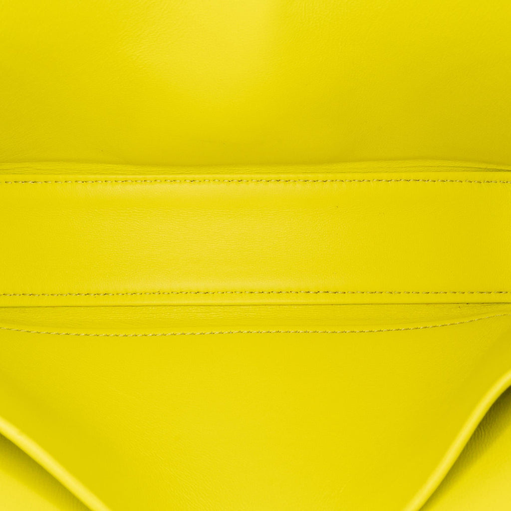 Celine Calfskin Cuir Triomphe Chain Shoulder Bag