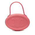 Celine Calfskin Cuir Triomphe Oval Handbag
