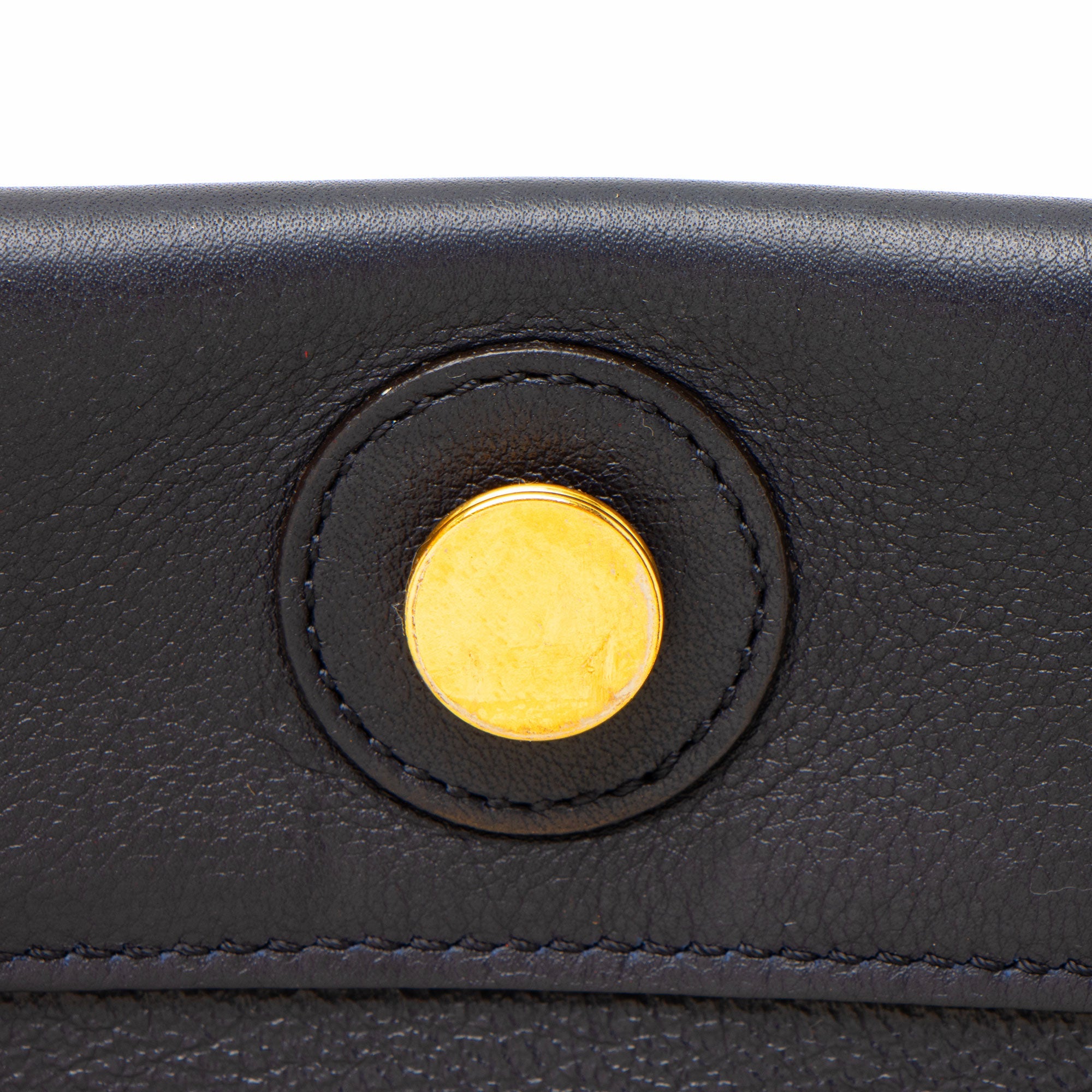 Celine Calfskin Frame Medium Shoulder Bag