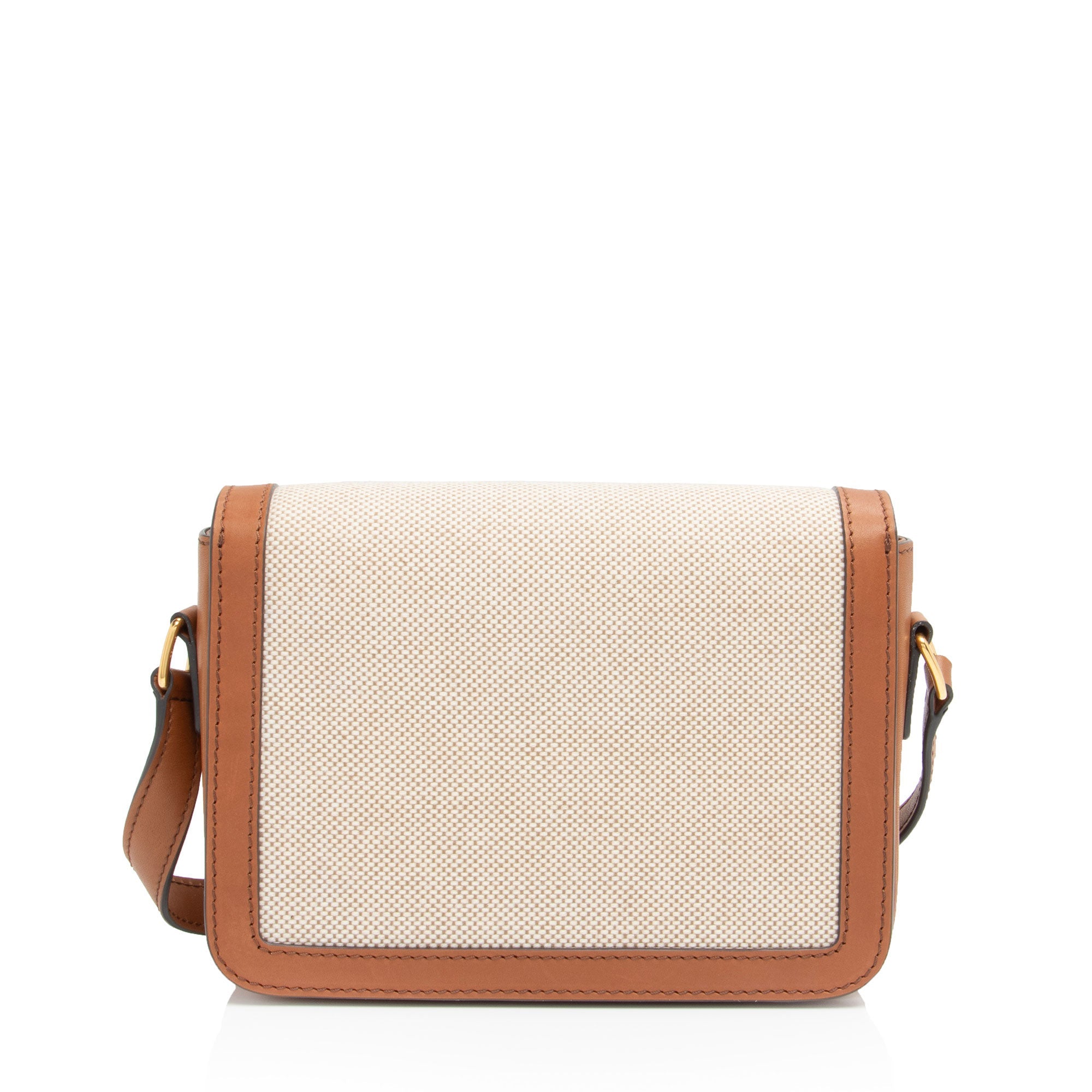 Celine Textile Calfskin Triomphe Teen Shoulder Bag (SHF-JW3M7k)