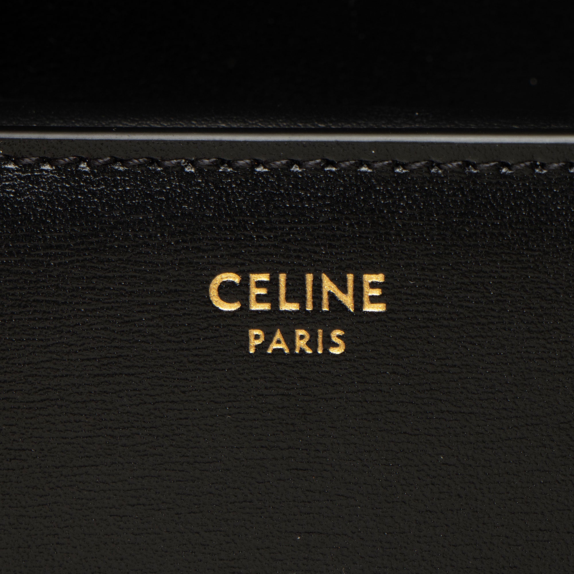 Celine Calfskin Triomphe Small Flap Wallet