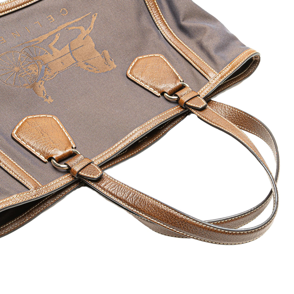 Celine Canvas Carriage Tote