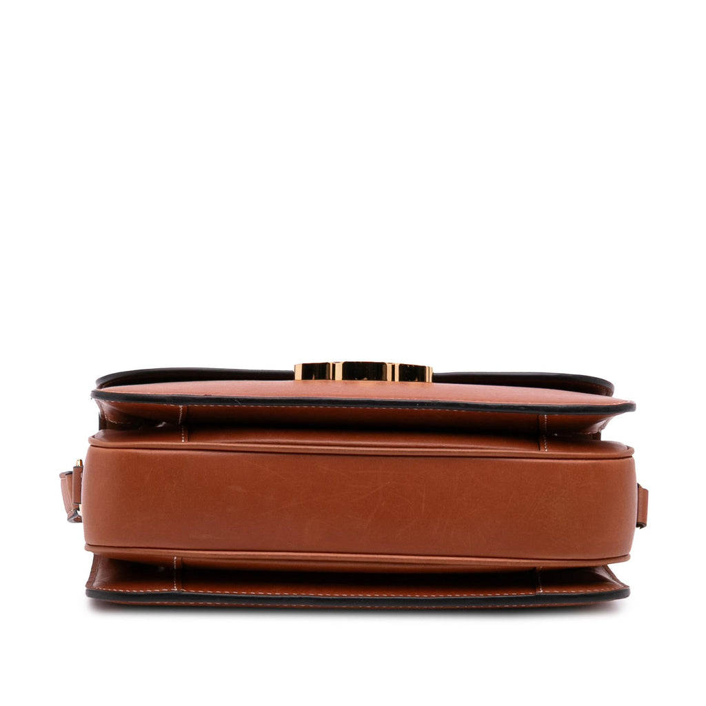 Celine Classique Natural Calfskin Triomphe Crossbody
