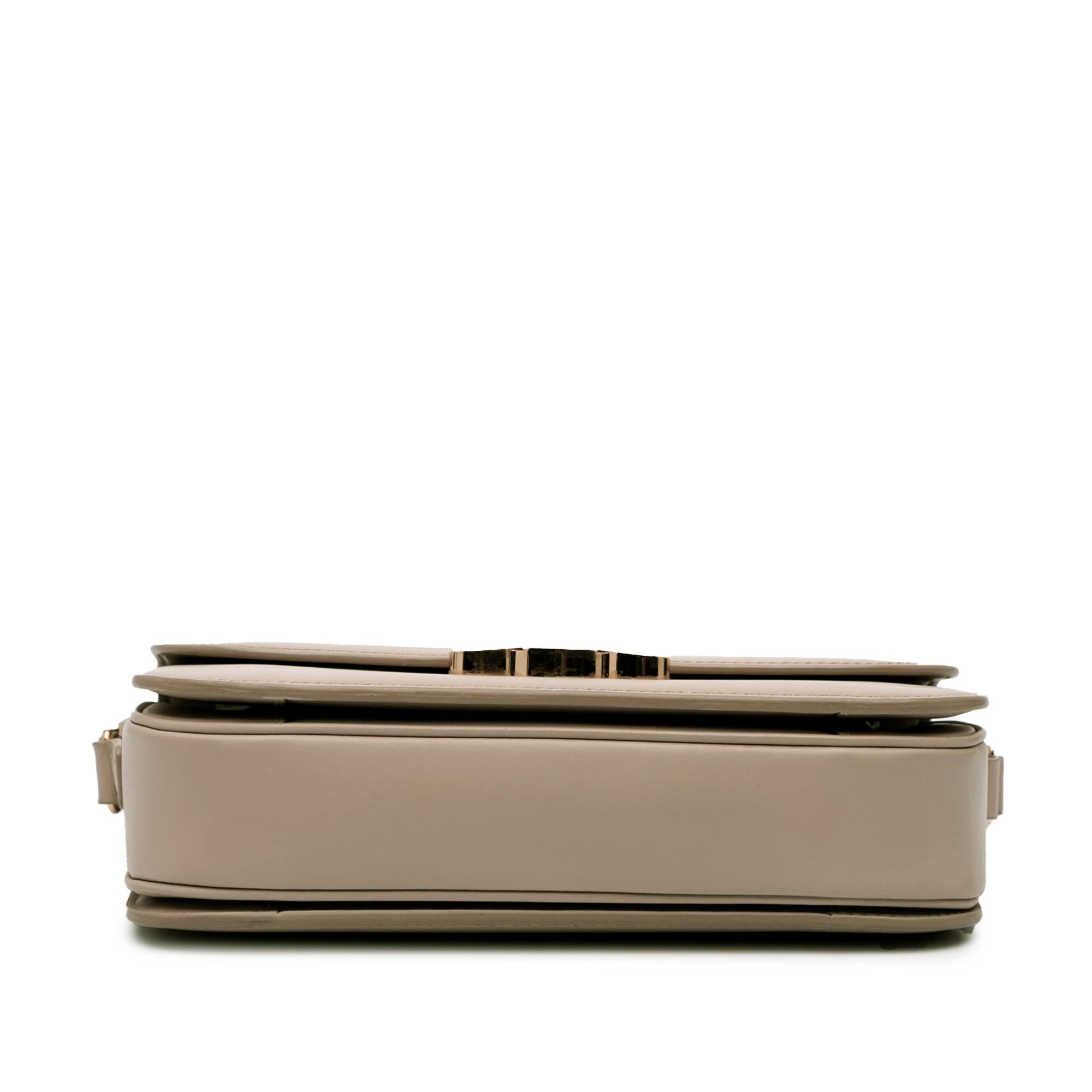 Celine Classique Shiny Calfskin Triomphe Crossbody