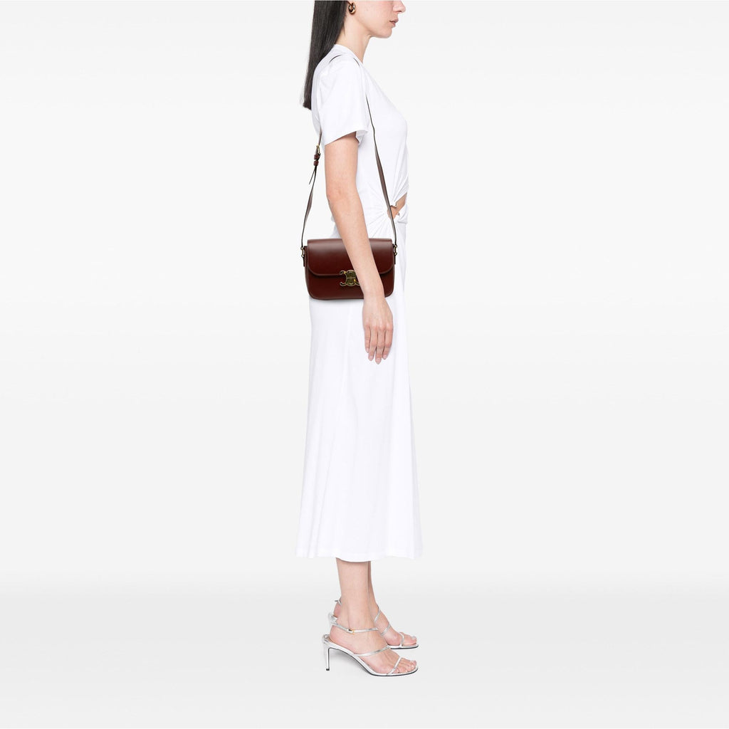 Celine Classique Shiny Calfskin Triomphe Crossbody