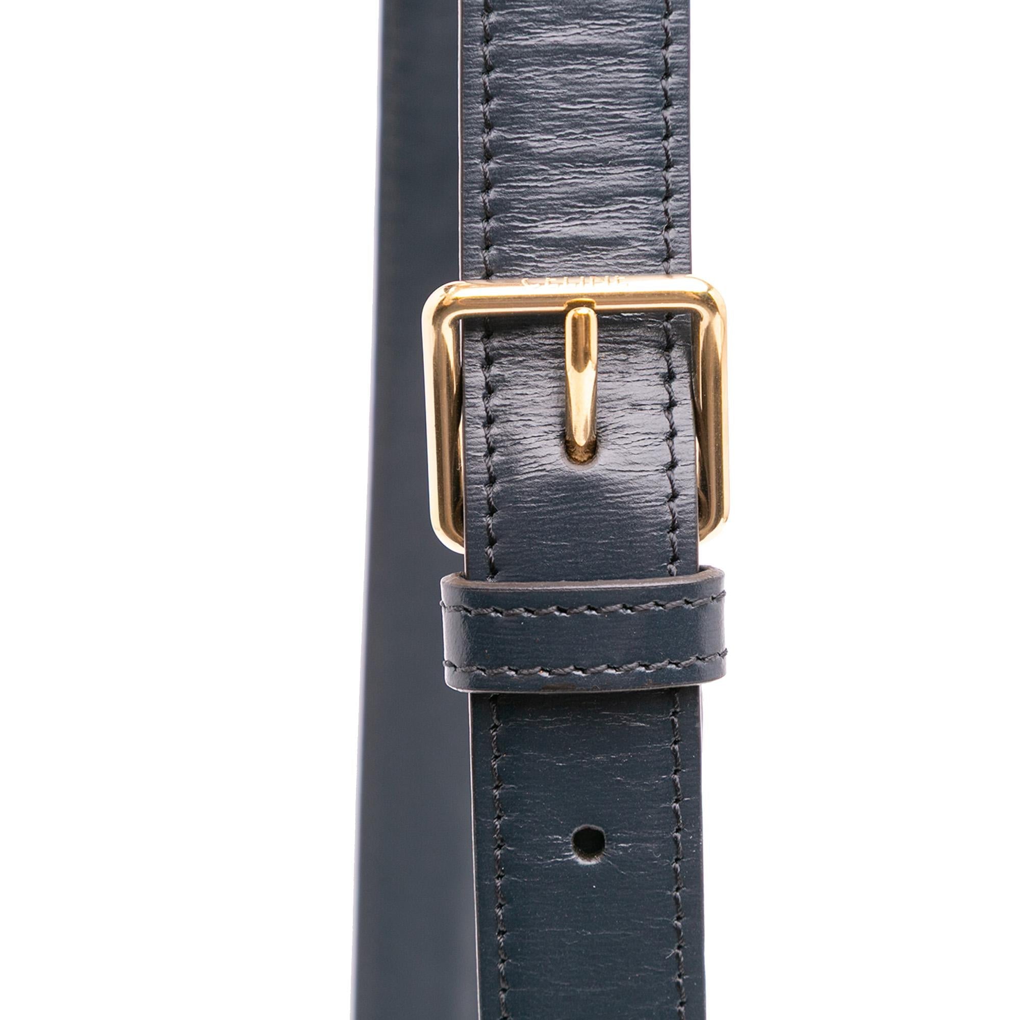 Celine Classique Shiny Calfskin Triomphe Crossbody