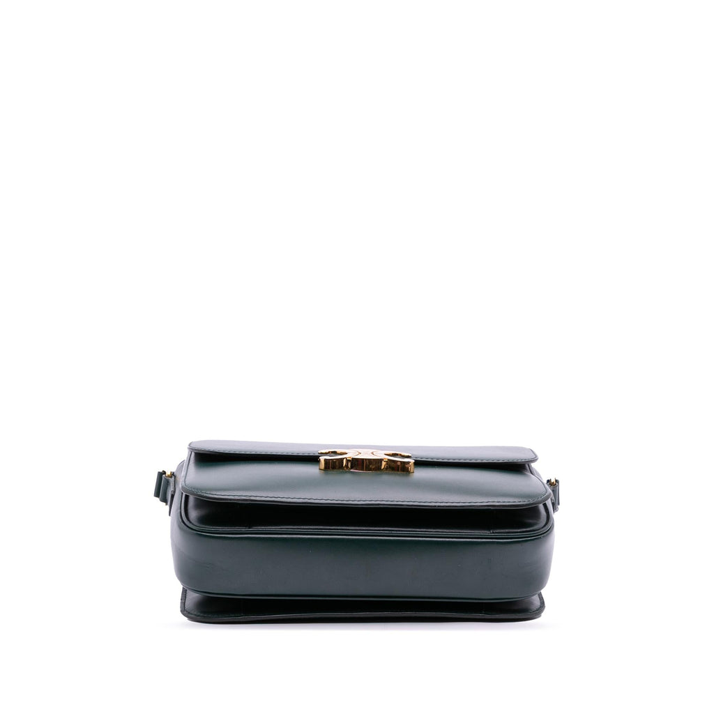 Celine Classique Shiny Calfskin Triomphe Crossbody