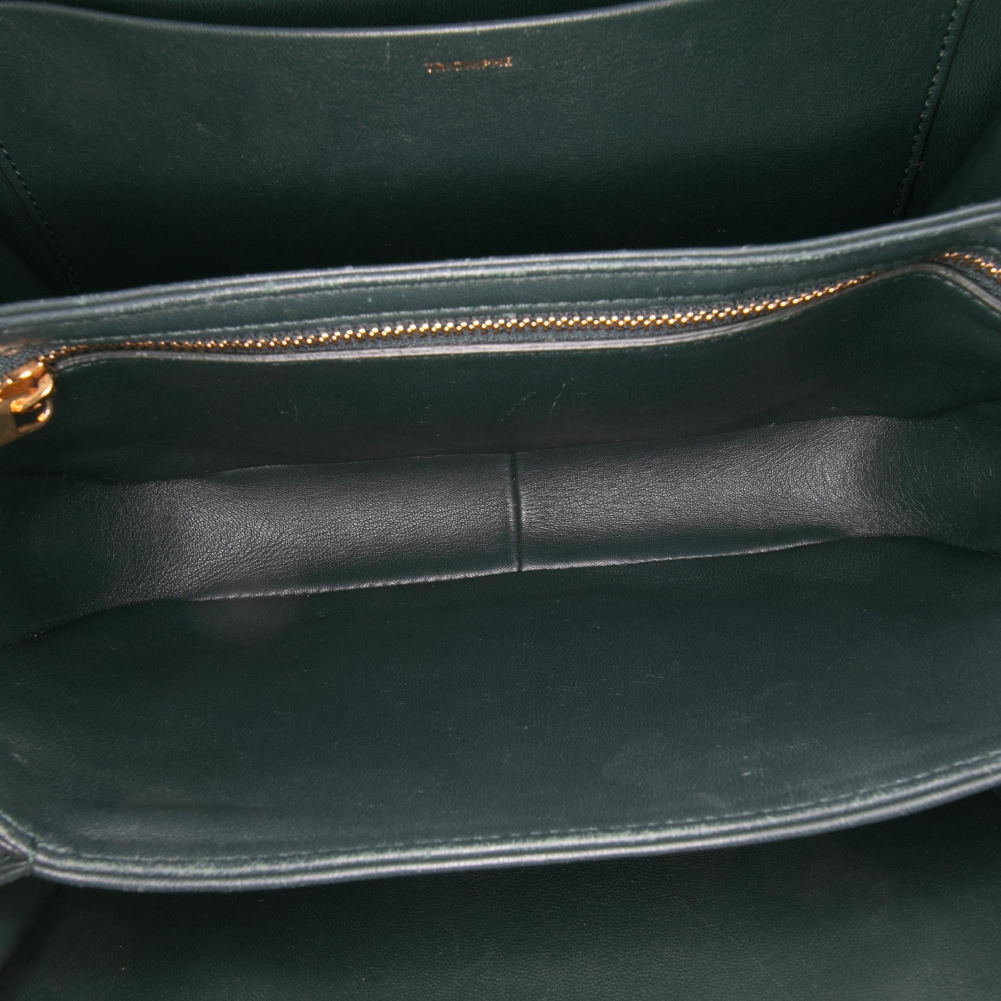 Celine Classique Shiny Calfskin Triomphe Crossbody
