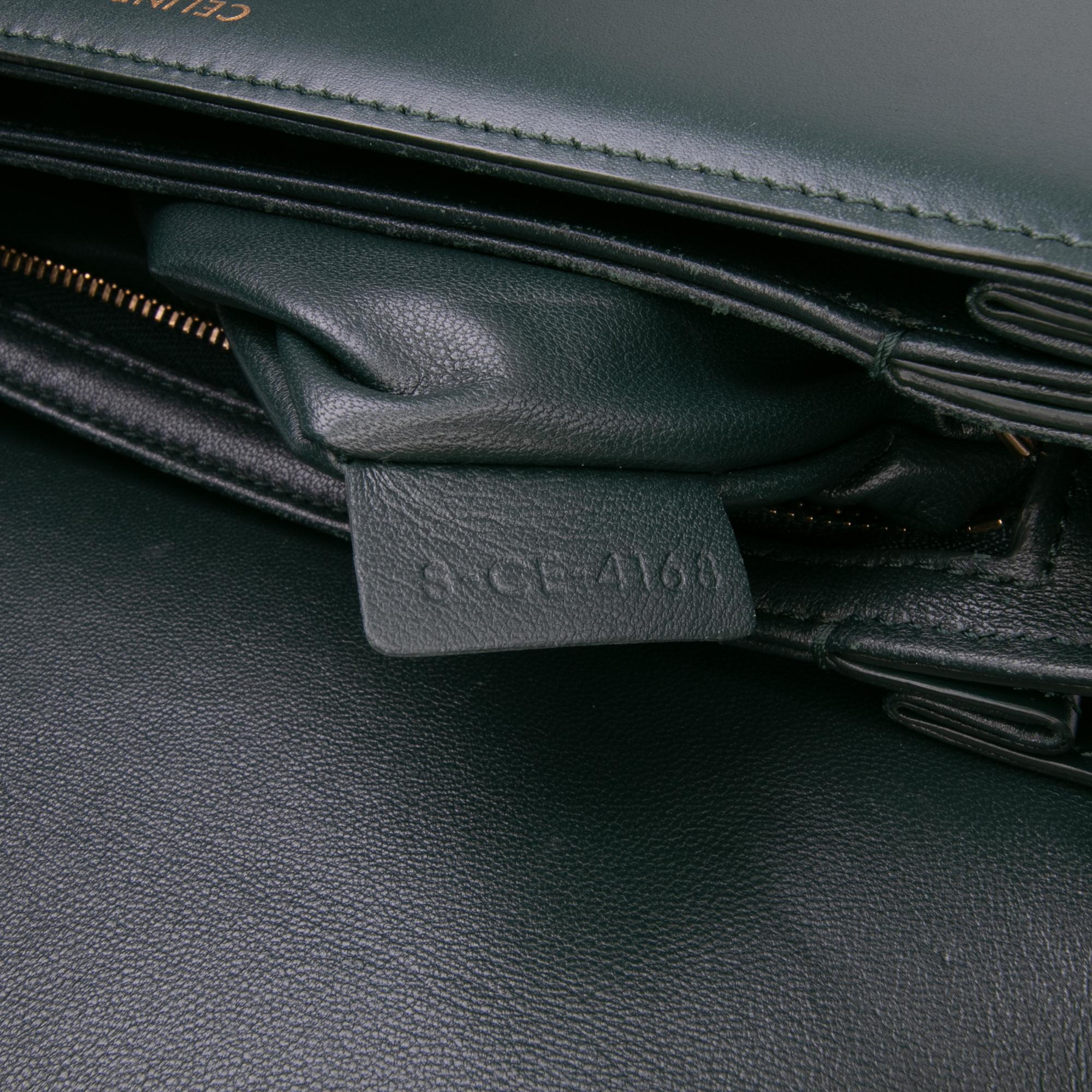 Celine Classique Shiny Calfskin Triomphe Crossbody