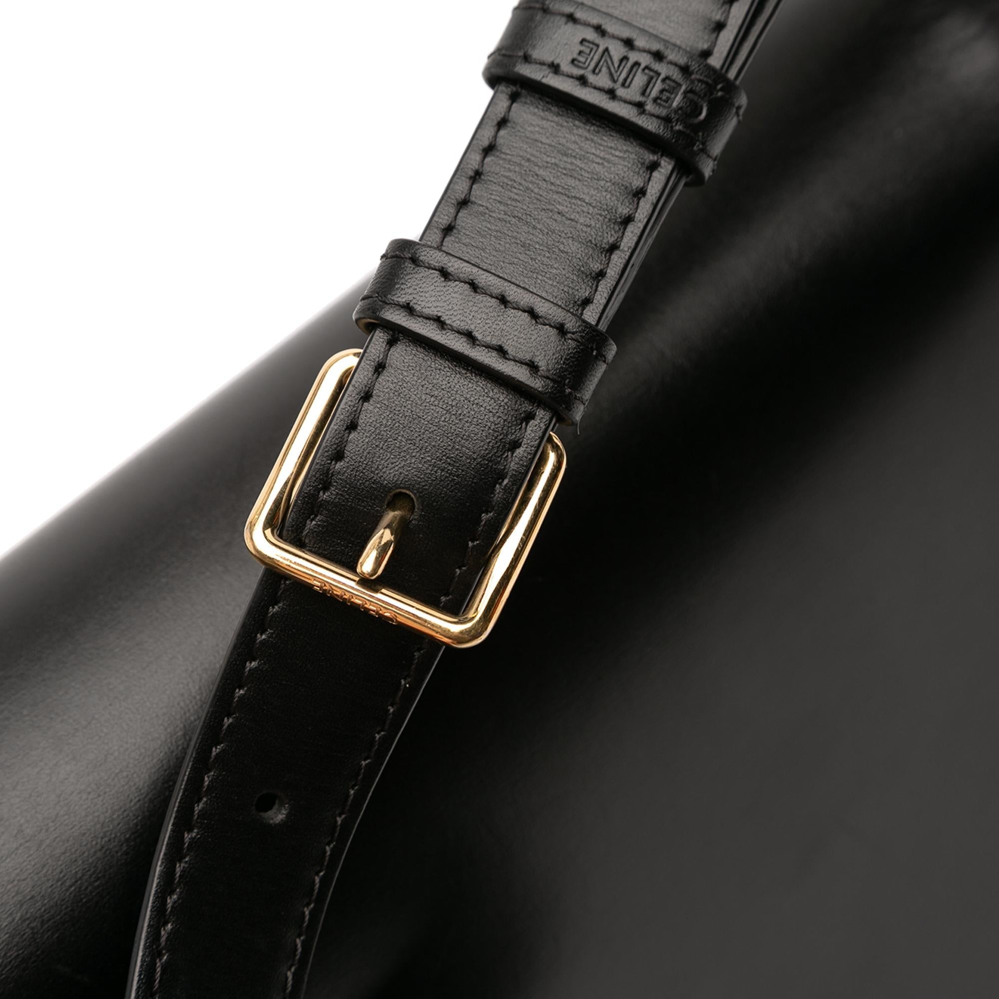 Celine Classique Shiny Calfskin Triomphe Crossbody